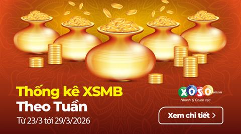 XSMB tuần qua có gì? Tuần từ 23/3/2026 đến 29/3/2026