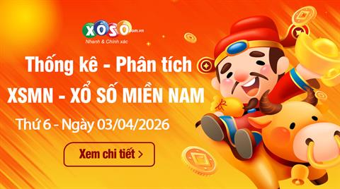 Thống Kê XSMN 03/04/2026 - Tổng Hợp Xổ Số Miền Nam Thứ Sáu 3/4