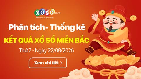 Thống Kê XSMB 22/8/2026 - Phân Tích Xổ Số Miền Bắc Thứ 7 ngày 22/8