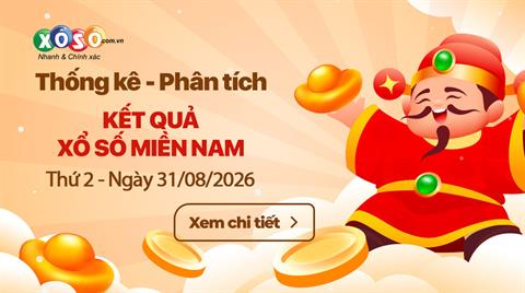 Thống Kê XSMN 31/8/2026 - Phân Tích XS Miền Nam Thứ 2 Ngày 31/8