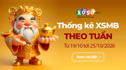 XSMB tuần qua có gì? Tuần từ 19/10/2026 đến 25/10/2026
