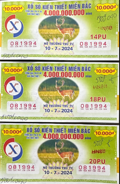 08 vé số miền Bắc mang về 4 tỷ đồng cho hai khách hàng tại HN 2