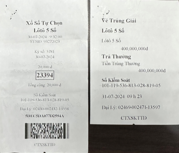 Chỉ mua 1 vé số trúng ngay Giải Đặc Biệt Xổ số Lô tô tự chọn 5 số 1 Chỉ mua 1 vé số trúng ngay Giải Đặc Biệt Xổ số Lô tô tự chọn 5 số 1