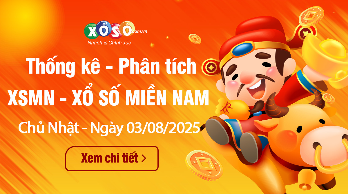 Thống Kê XSMB 03082025 - Xem Xổ Số Miền Bắc Chủ Nhật Ngày 0308 1