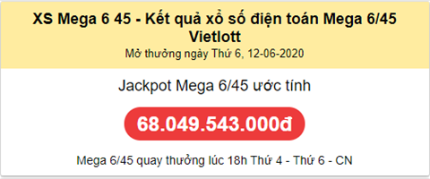 Thong ke Vietlott 12062020 - Phan tich Xo so Mega 1245 Thu 6 hinh anh