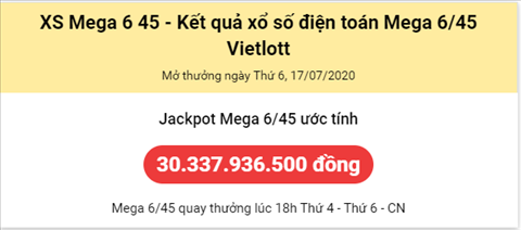 Thong ke Vietlott 17072020 - Phan tich Xo so Mega 645 Thu 6 hinh anh