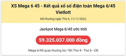Thong ke Vietlott 11112022 - Phan tich Xo so Mega 645 Thu 6 hinh anh