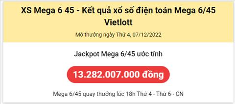 Thong ke Vietlott 07122022 - Phan tich Xo so Mega 645 07-12 Thu 4 hinh anh