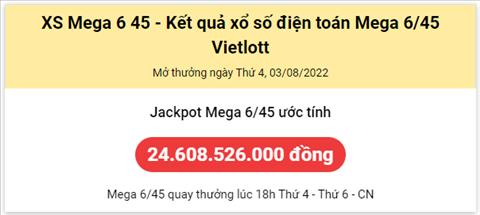 Thong ke Vietlott 03082022 - Phan tich Xo so Mega 645 03-08 Thu 4 hinh anh