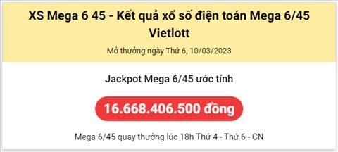 Thong ke Vietlott 10032023 - Phan tich Xo so Mega 645 Thu 6 hinh anh