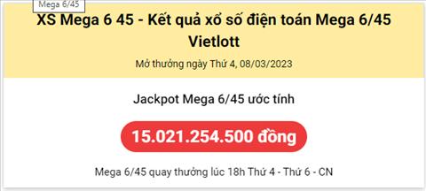 Thong ke Vietlott 08032023 - Phan tich Xo so Mega 645 08-03 Thu 4 hinh anh