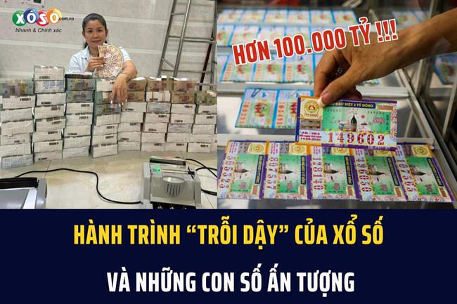 Hành trình "trỗi dậy" của xổ số và những con số ấn tượng